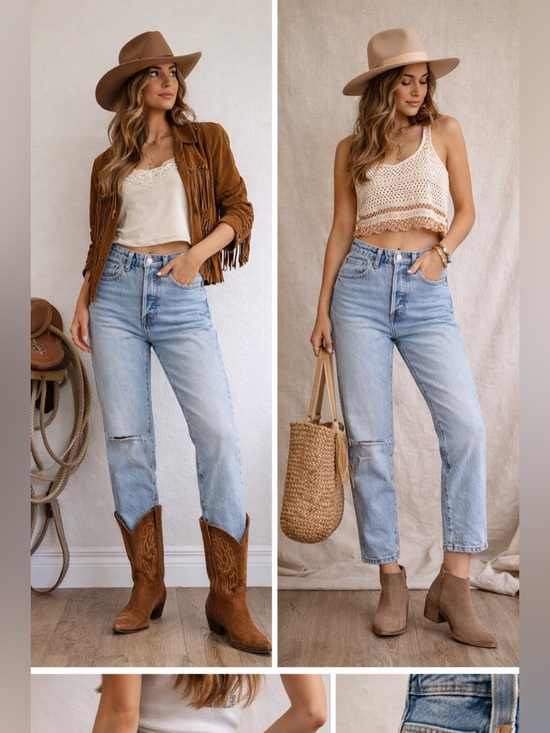 Levi’s 501 Jeans W26 Cropped Straight Leg Light Wash Distressed Vintage Fit - Picture 2 of 9